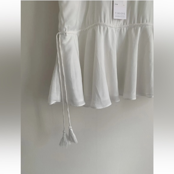 Finders Keepers white Stevie mini dress, S NWT - Picture 3 of 4